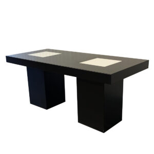 Lage tafel Smooth Black L - 180x80cm
