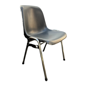 Kuipstoel antraciet koppelbaar