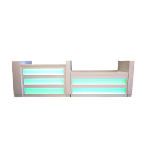 Bar Smooth White led verlicht - 405cm