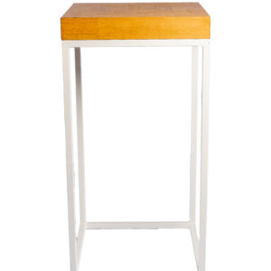 Statafel Natural Steel White - 60x60cm