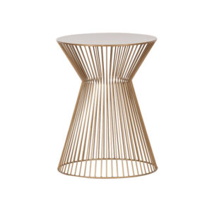 Bijzettafel Suus metaal goud