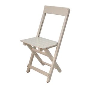 Klapstoel bistro wit