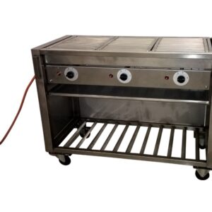 Barbecue groot gas 126x58cm