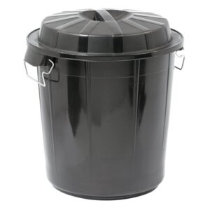 Afvalvat incl. deksel 95L