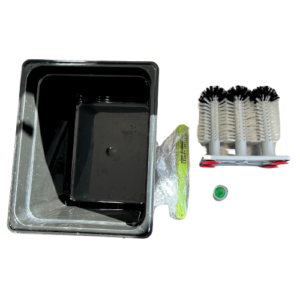 Bierpakket incl. spoelborstel, spatel en afwasmiddel