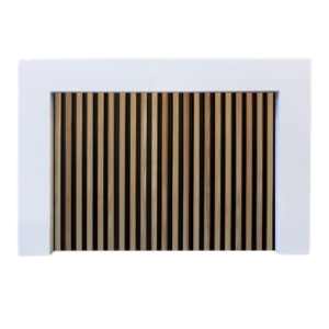 Bardeel Natural Wood White verticaal - 180cm