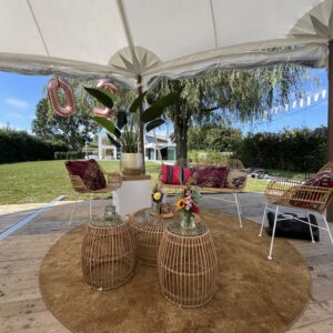 Vloerkleed goud rond Ø240cm