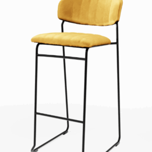 Kruk Veneto velvet okergeel/goud