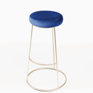 Kruk Alice velvet blauw